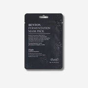 Benton Fermentation Mask Pack with fermented ingredients for skin nourishment, dermatologically tested.