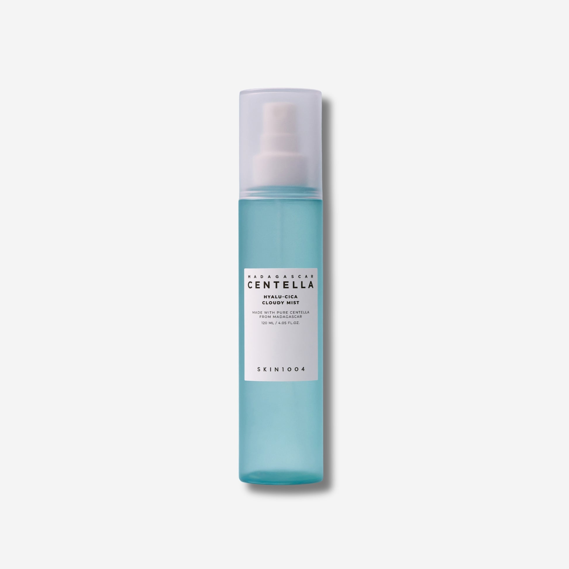 SKIN1004 Madagascar Centella Hyalu-Cica Cloudy Mist 120ml spray bottle.
