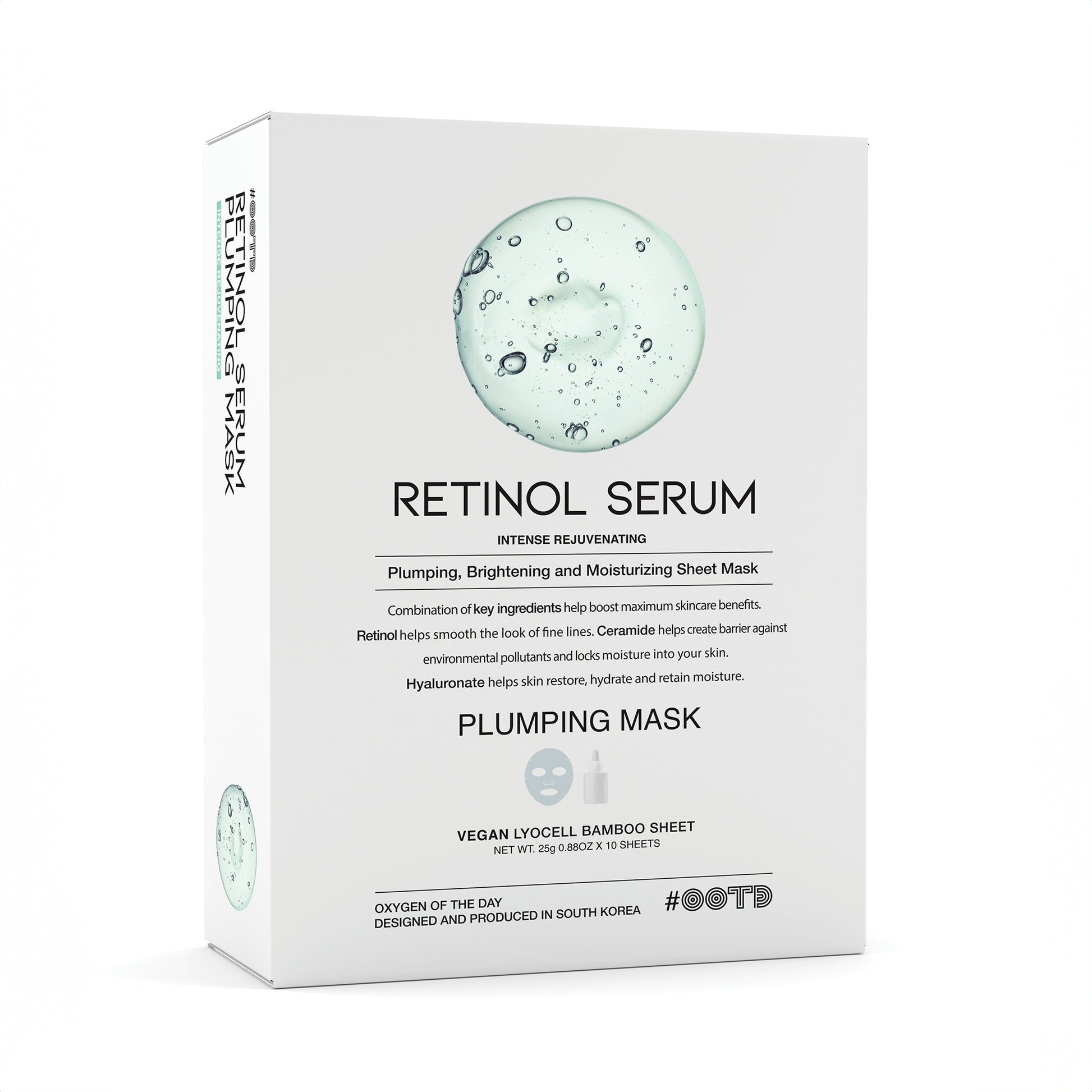 A sleek white jar of OOTD Snail Mucin Lifting Cream designed for advanced hydration and comprehensive skin recovery benefits.